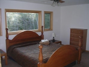 Master bedroom in loft - California King.