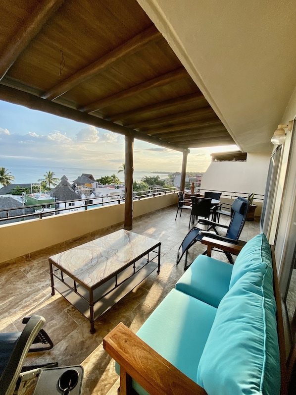 View of Pacific Ocean from Patio