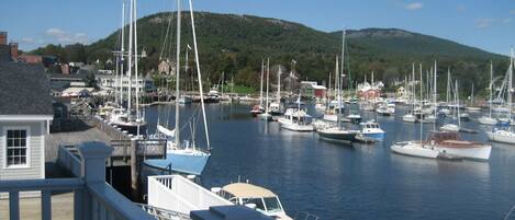 Spectacular view from balcony of Harbor's Nest over looking Camden Harbor
