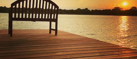 Sunset from the dock