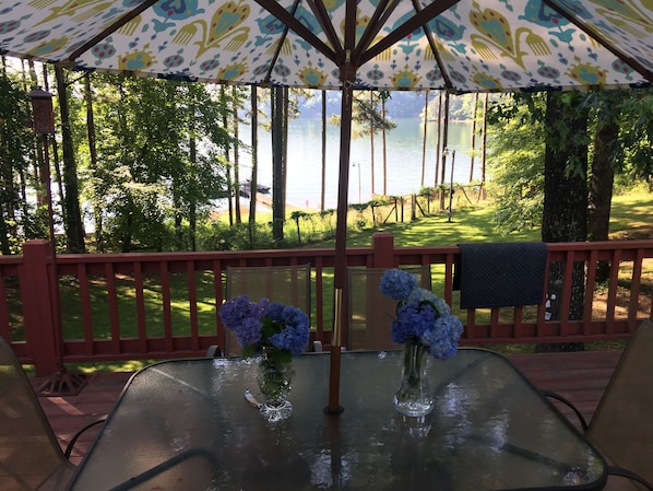 View from the deck