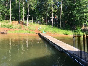 Walk in access to the water