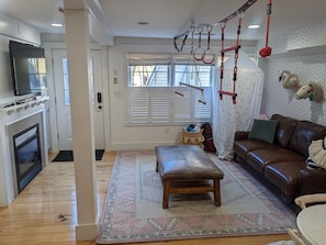 Downstairs Bedroom with fold-out couch