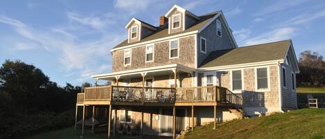 Classic expanded Block Island Farm house with four levels of living space