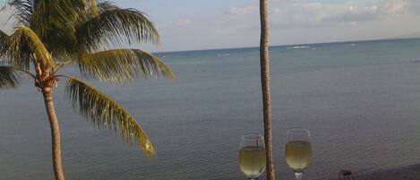 Vista para a praia ou o mar