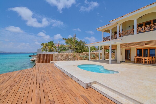 oceanfront property with private access to the ocean