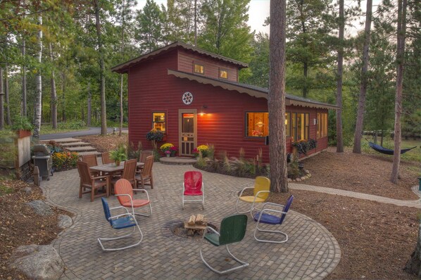 Cabin and Lakeside Patio