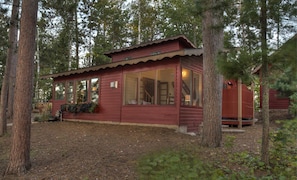 Lakeside of Cabin and Porch