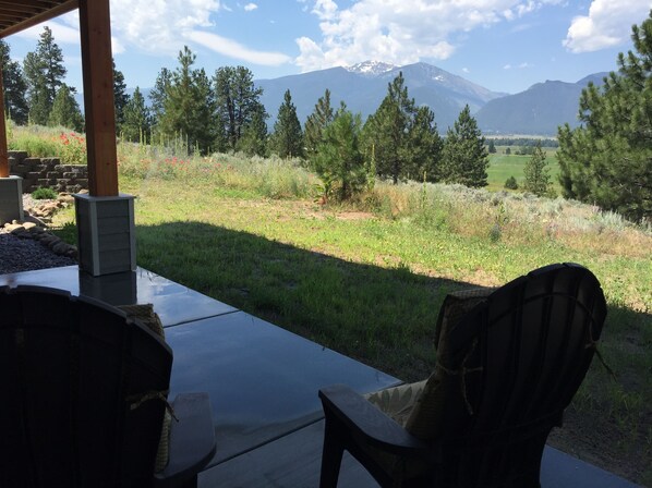 Private Patio in Fall