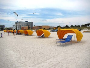 Our sugary white glistening beach.