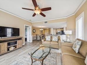 Living Room, Dining Area and Kitchen at 3210 Windsor Court South