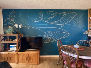Painted by artists Nicholas Kole and Erika (Schnellert) Kole. #whalesonthewall
