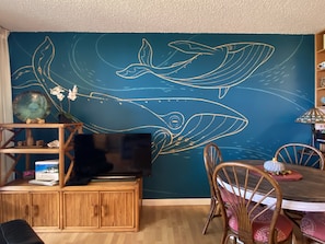 Painted by artists Nicholas Kole and Erika (Schnellert) Kole. #whalesonthewall
