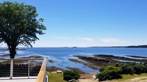 Viewing south from the side deck