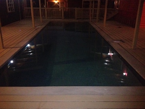 Private Pool at Night