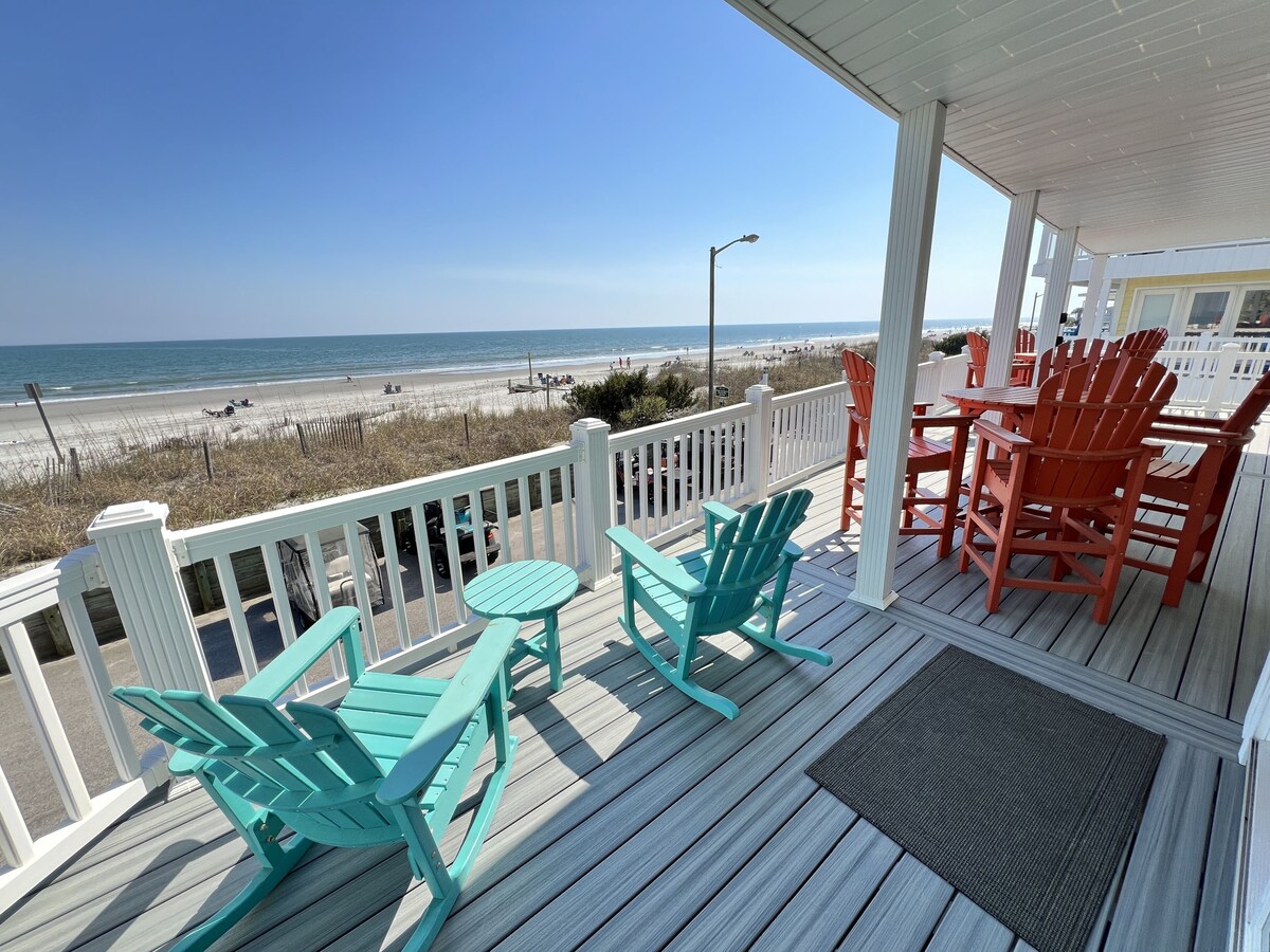 Ocean Lakes, Ocean Front! Great Views Up & Down The Beach!