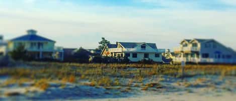 Linden Cottage, from the tide line.