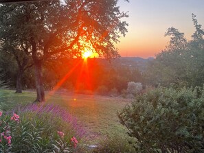 Sunrise off the front deck
