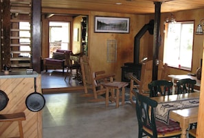 Enjoy our comfortable rustic cabin.