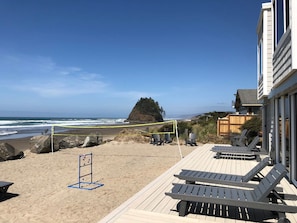 Bring your sand toys and enjoy the views and beach