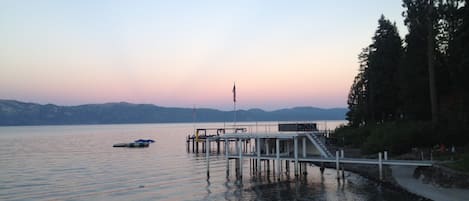 Sunset on Agate Bay from Sundeck