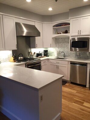 Fully stocked kitchen