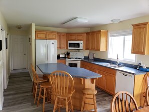 BBQ outside the sliding doors off the dining area.