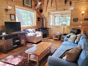 Spacious and comfortable living room. 