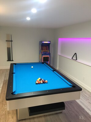 Pool Table with Ball Return