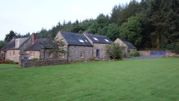 View of the rear of Gorman's Cottage, including the Guest House