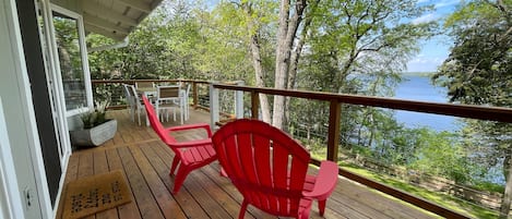 Large Deck with Lake View