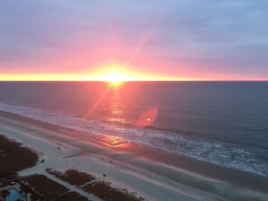 Sunrise from our Balconies!