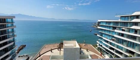 View of Bahia de Banderas from your private balcony