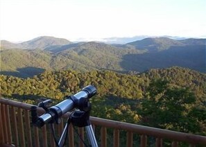 Mountain view from back deck