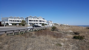 view from the dunes in front - Sandy beach 