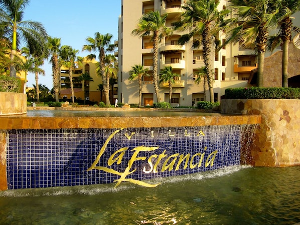 The Villa La Estancia fountain will welcome you as you arrive.