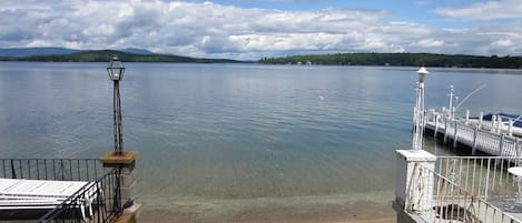 Beach at the cottage. Great view of the lake!