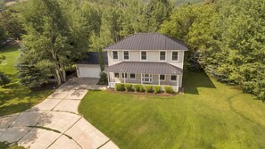 front of the house