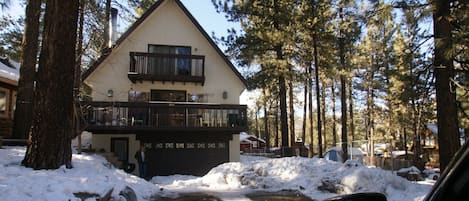 Wintertime view of the All Pine Inn