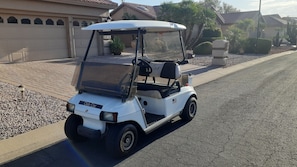 free golf car for winter guests