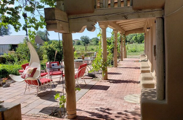 Front Portal, looking towards vineyard