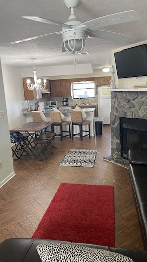 Kitchen with dining area