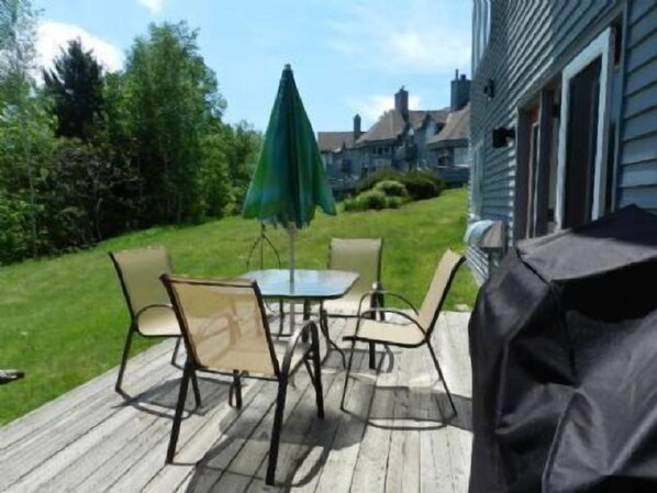 Large deck off the dining room