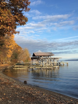 Beach and additional docks. We have 6!