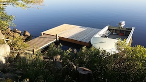 Swim, Sun or Dangle your legs in the water from the Large Floating Dock!