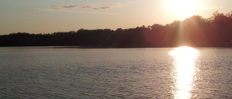 Another beautiful sunset on Sunfish Lake.