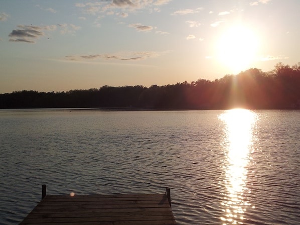 Another beautiful sunset on Sunfish Lake.