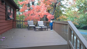 Beautiful year round on the front deck!