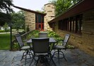 Our guest patio and garden view
