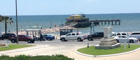 Seaside condo balcony view.
Just cross the street to get to beach & 61st pier!